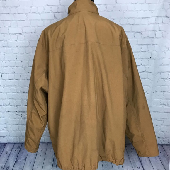 Carhartt Mens 3XL Brown J199 Nylon Fleece-Lined Jacket - Picture 3 of 8